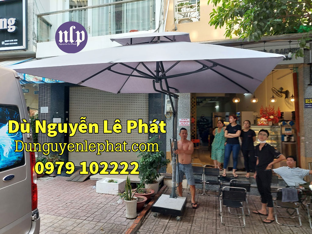 Dù che nắng lệch tâm Bình Dương Dù Che Nắng Bình Dương