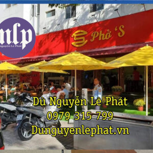 Mẫu ô dù che nắng mưa ngoài trời