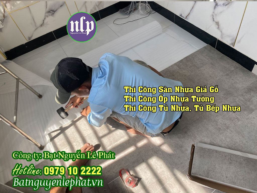 Thi Công Sàn Nhựa Giả Gỗ Đẹp Phòng Ngủ, Phòng Khách, Phòng Trưng Bày Trang Trí