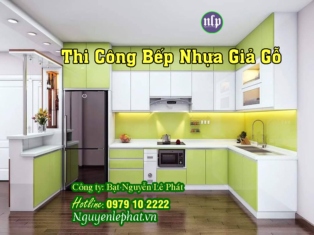 Thi Công Kệ Tủ Bếp Nhựa Đẹp Tại Thuận An tu-bep-nhua-gia-go
