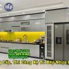 Thi công kệ tủ bếp nhựa đẹp