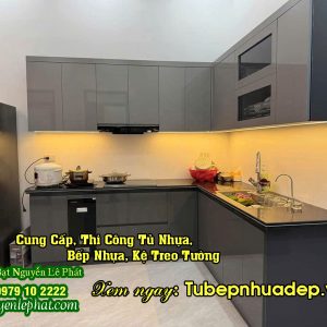 Mẫu Lắp Bếp Tủ Nhựa