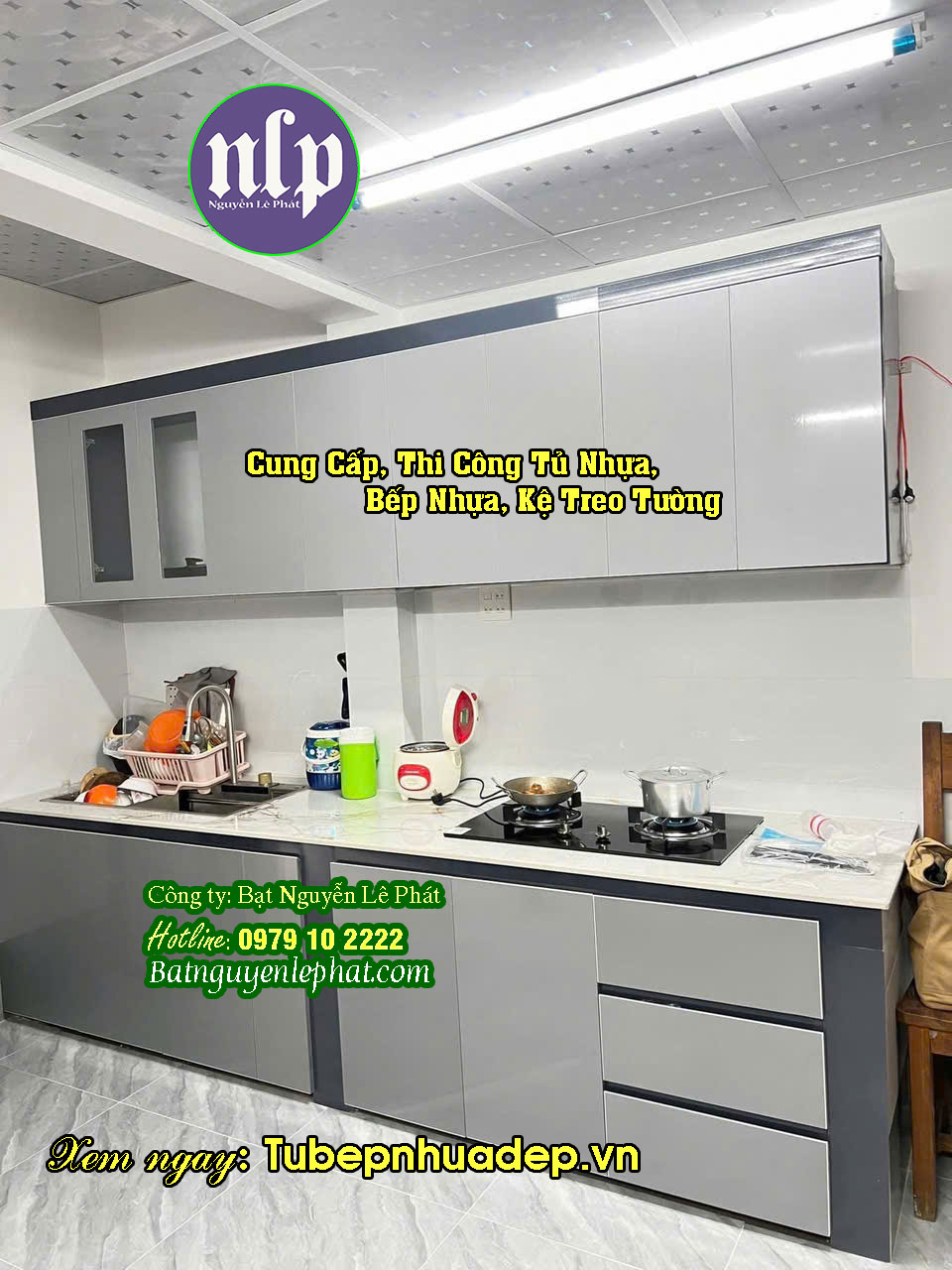 Thi công tủ bếp gỗ công nghiệp Tân Uyên Thi công tủ bếp gỗ công nghiệp Tân Uyên