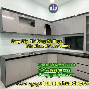 Thi Công Lắp Kệ Tủ Bếp Nhựa Đẹp